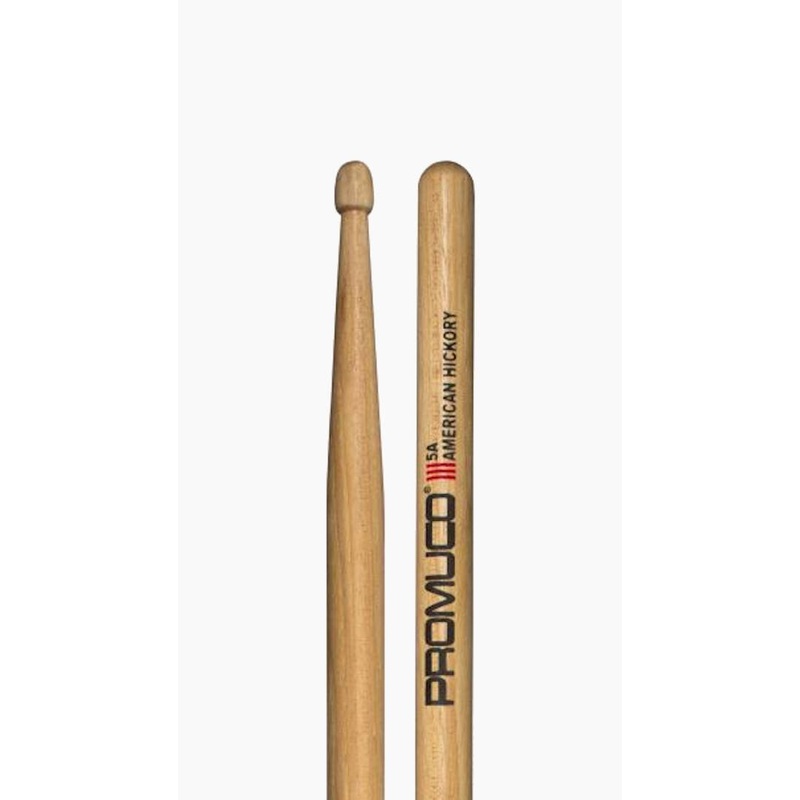 Promuco 5A Wood Tip Hickory Drumsticks