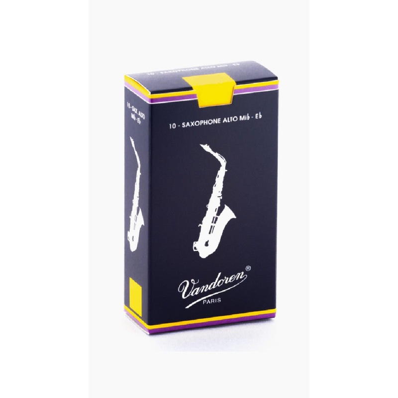 Vandoren Traditional Alto Sax Reeds Box of 10