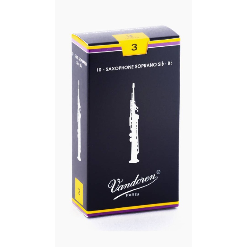 Vandoren Traditional Soprano Sax Reeds Box of 10