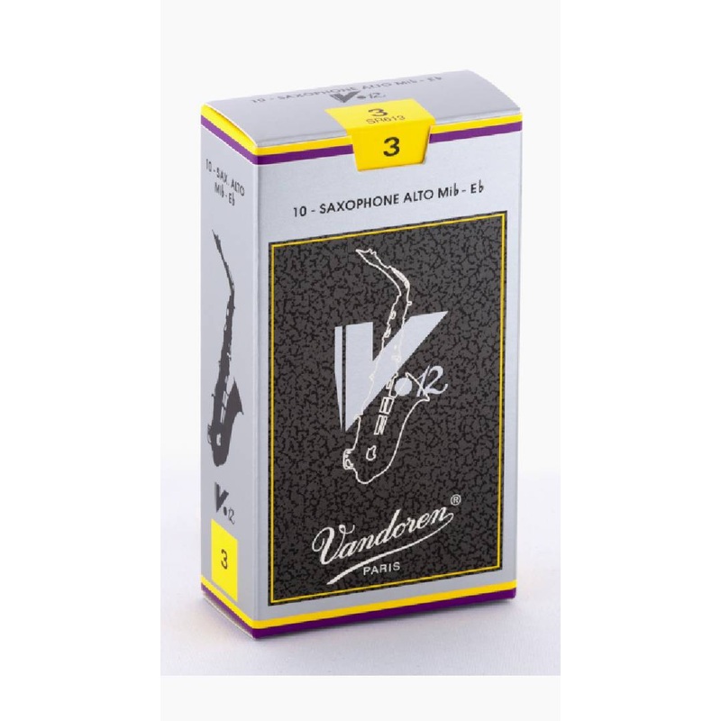 Vandoren V12 Alto Sax Reeds Box of 10 Strength 3
