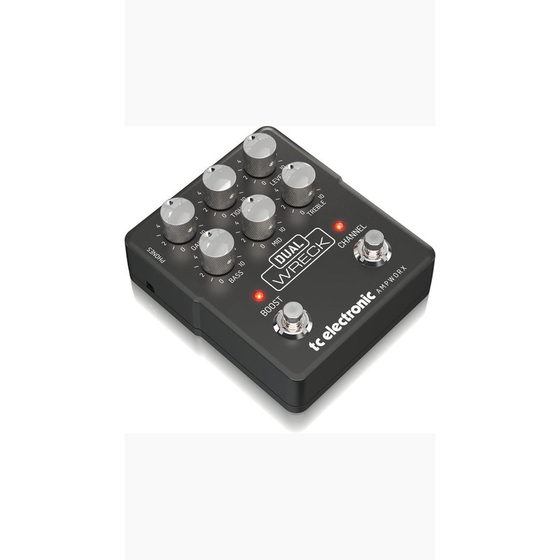 TC ELECTRONIC DUAL WRECK DUAL CHANNEL GTR PREAMP PEDAL
