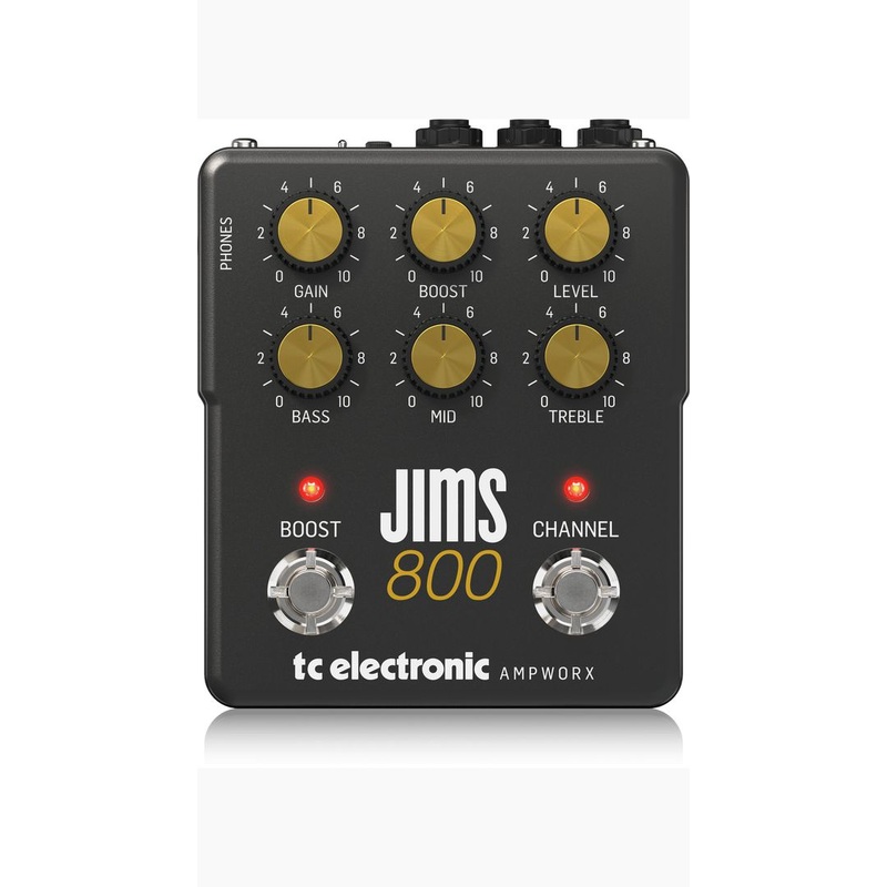 TC ELECTRONIC JIMS 800 DUAL CHANNEL GUITAR PREAMP PEDAL