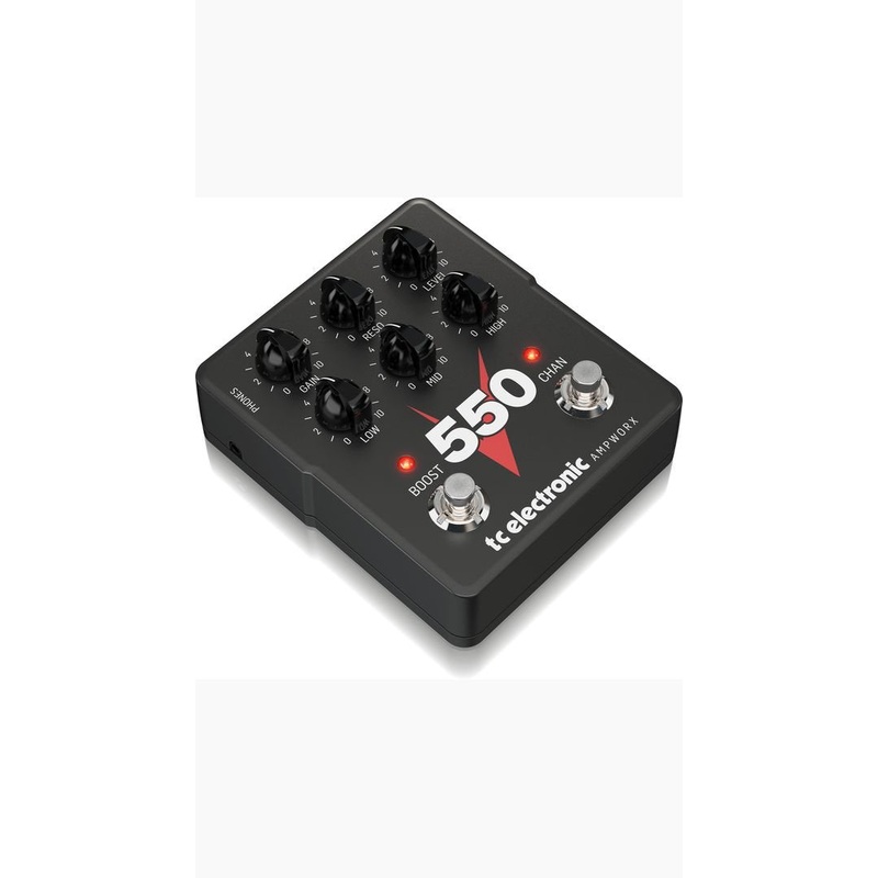 TC ELECTRONIC V550 DUAL CHANNEL GUITAR PREAMP PEDAL