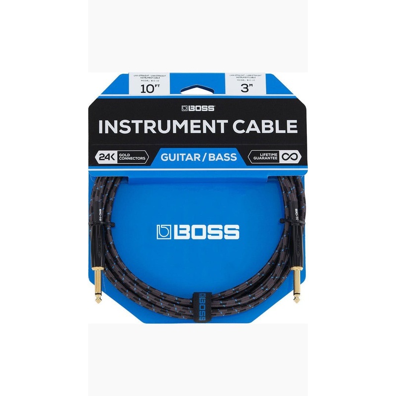 Boss BIC-15 Instrument Cable 15ft/4.5m Straight