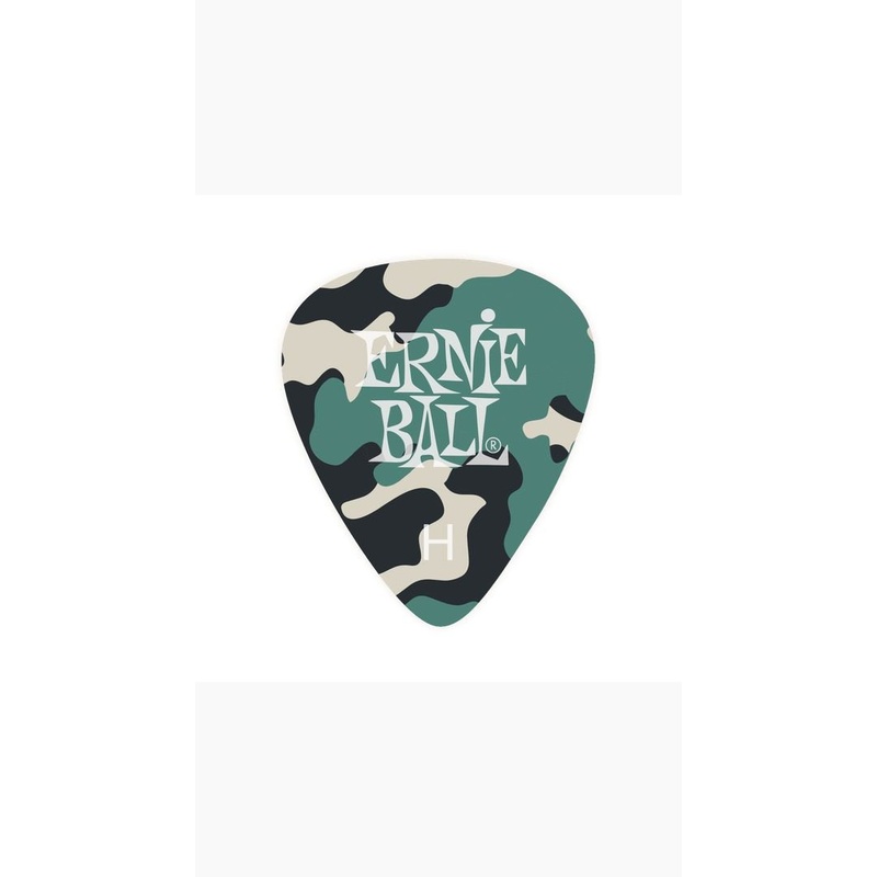 Ernie Ball Cellulose Camouflage Guitar Picks – 12 Pack