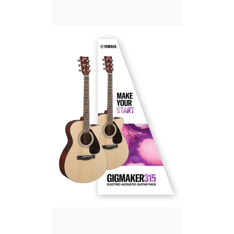 Yamaha Gigmaker 315 Electric-Acoustic Guitar Pack