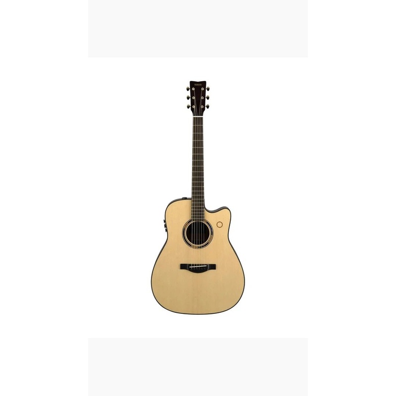 Yamaha TransAcoustic Dreadnought Guitar – TAG3 C with solid spruce top w/ Mahogany back and sides With Firm Carry Case