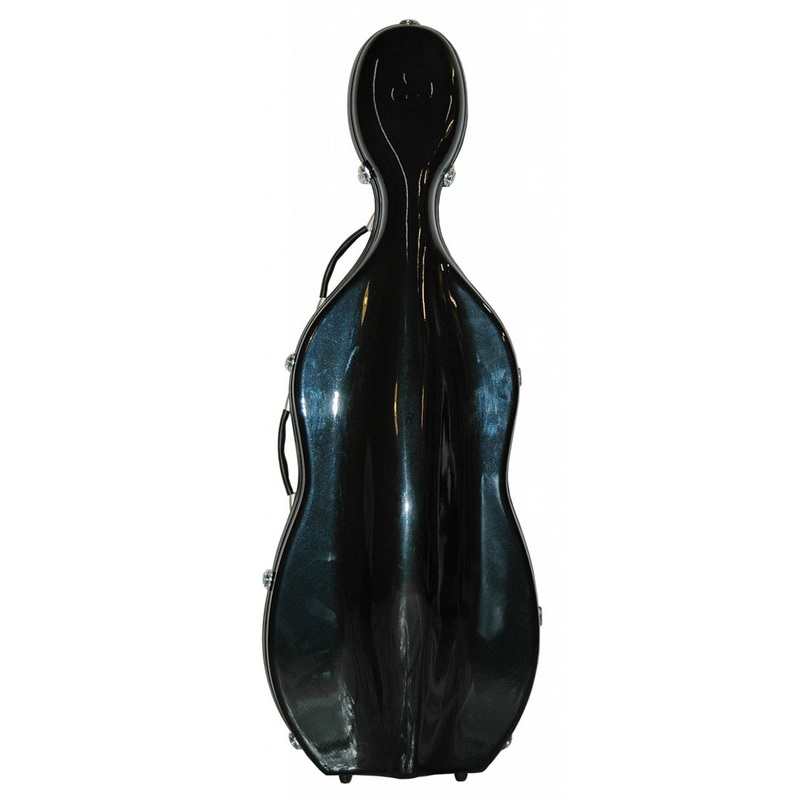 Cello Hard Case|4/4|Black|Purple|White