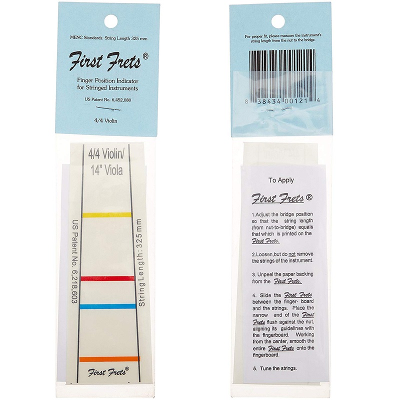 First Frets Finger Position Tape