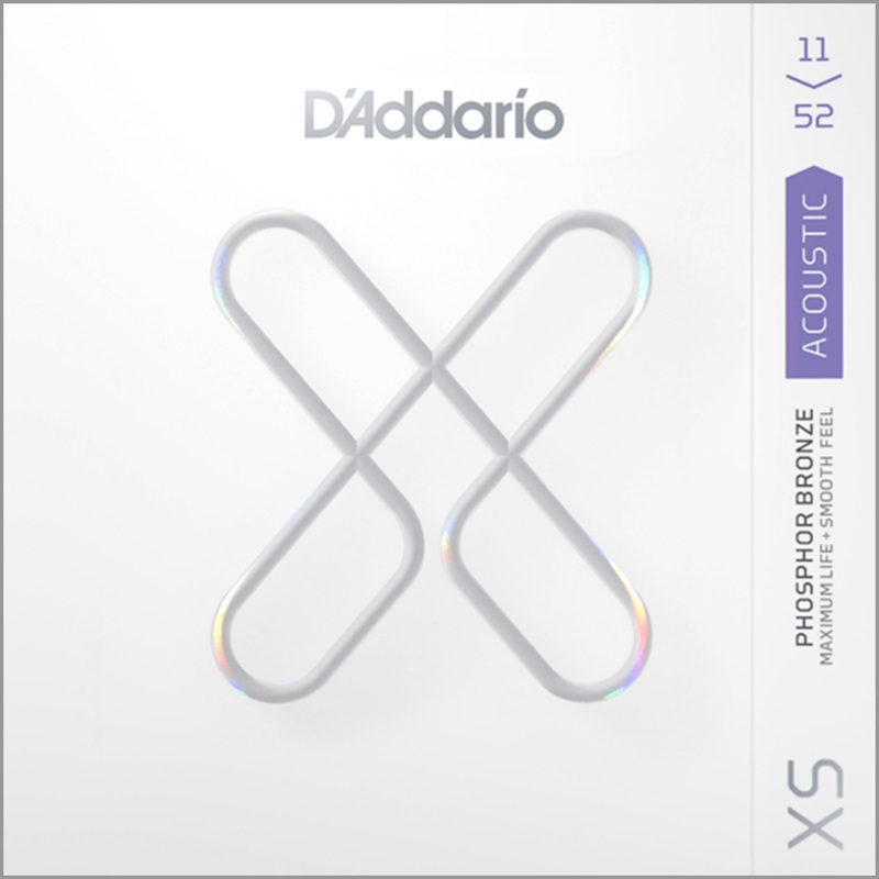 D’Addario XS Phosphor Bronze Custom Light 11-52 Gauge Acoustic Guitar Strings