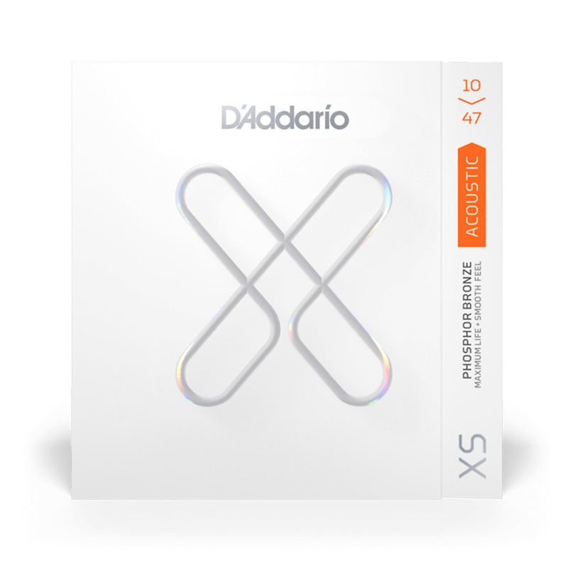 D’Addario XS Phosphor Bronze Extra Light 10-47 Gauge Acoustic Guitar Strings
