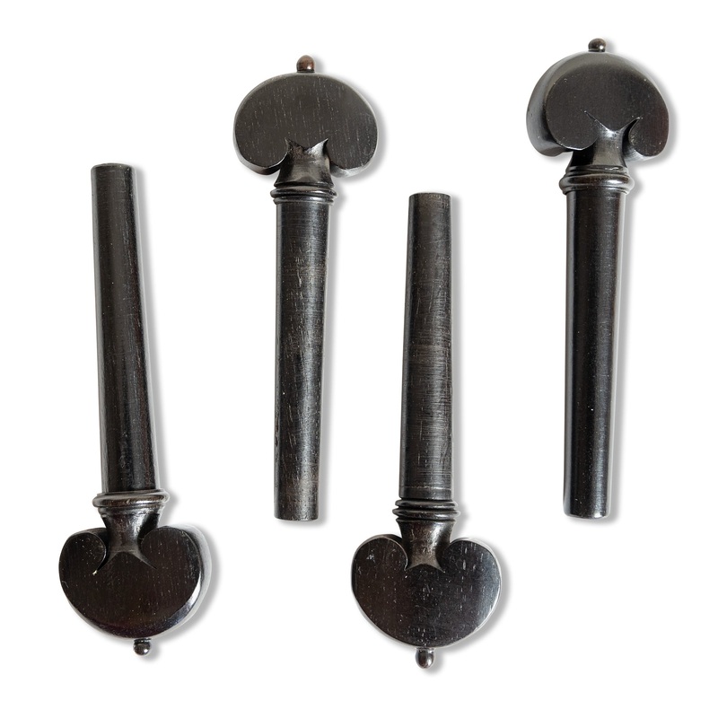 Ebony Violin Peg Sets in Various Styles