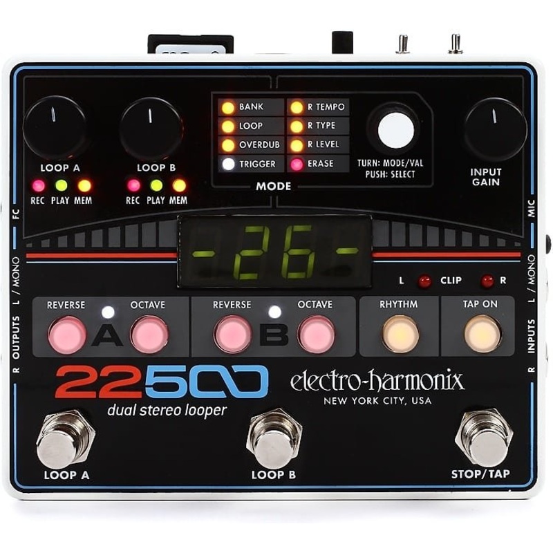 Electro-Harmonix 22500 Dual Stereo Looper *Free Shipping in the USA*