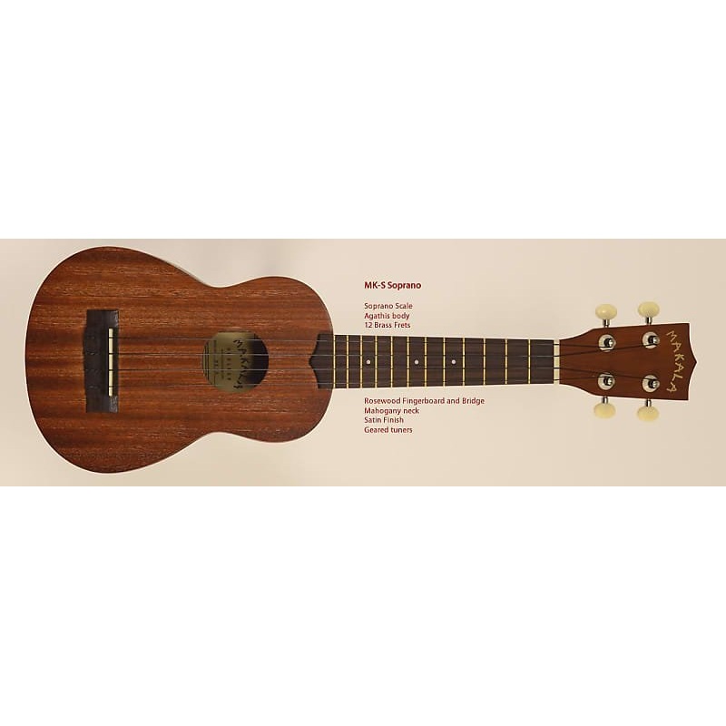 Kala Brand Makala MK-S Soprano Ukulele