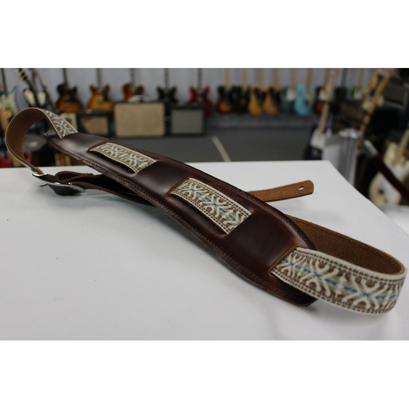 Souldier Laredo Tundra Leather Saddle Guitar Strap *Free Shipping in the USA*