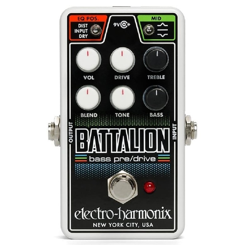 Electro-Harmonix Nano Battalion Bass Preamp and Overdrive *Free Shipping in the USA*