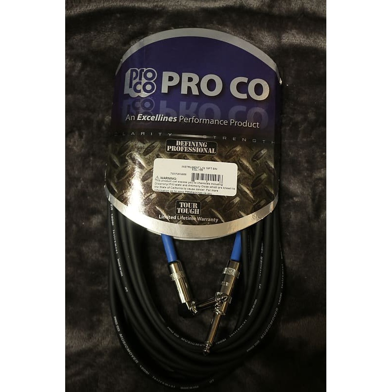 Pro Co Instrument Cable L/Q 18ft 6in EGL-186 *Free Shipping in the USA*