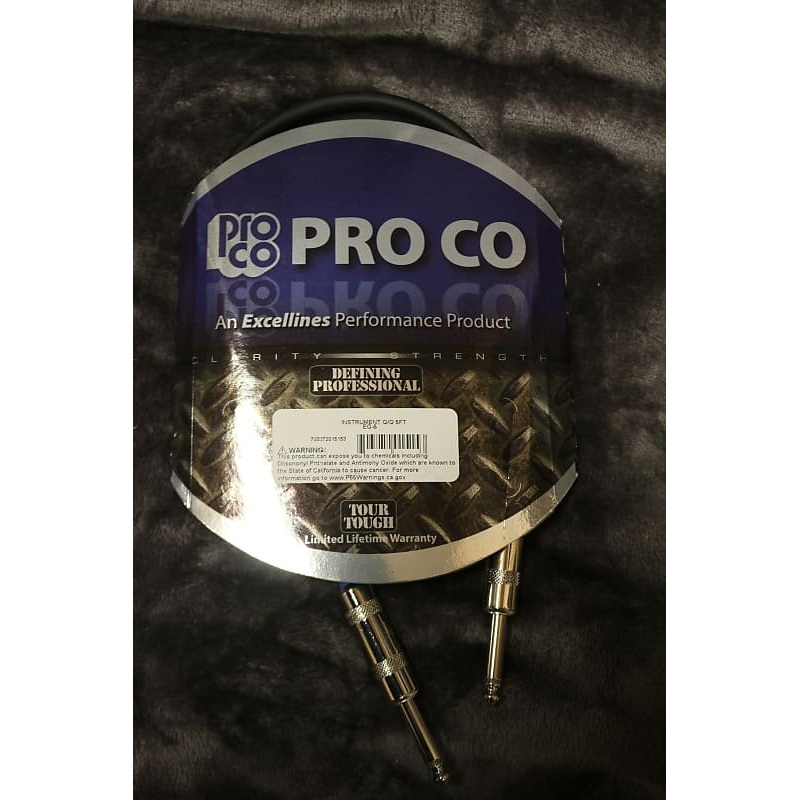 Pro Co Instrument Cable Q/Q  5ft Eg-5 *Free Shipping in the USA*