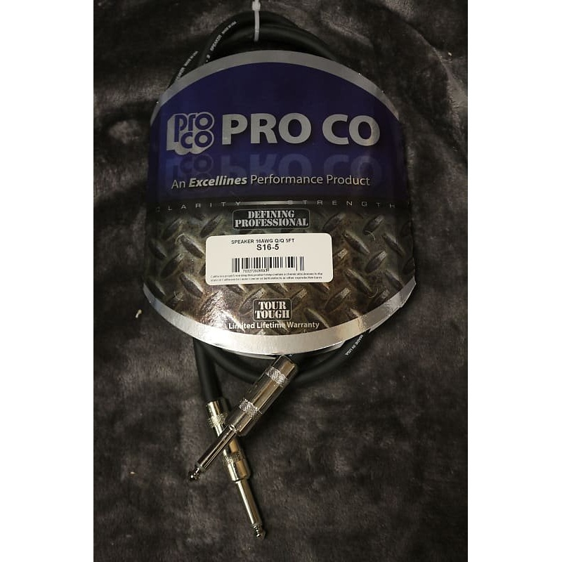 Pro Co  Speaker S16-5 Speaker Cable *Free Shipping in the USA*