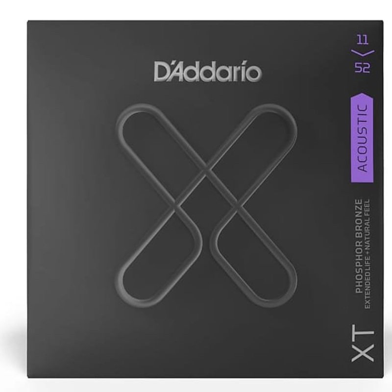 D’Addario XTAPB1152 XT Acoustic Phosphor Bronze, Custom Light, 11-52 2019