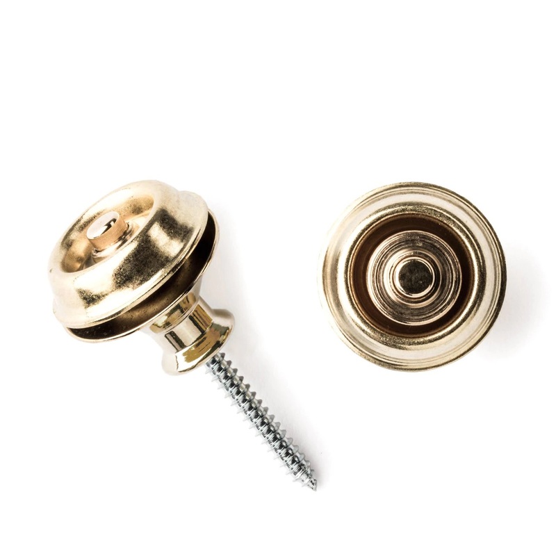 Dunlop Dual Design Straplok Strap Retainer System – Brass SLS1032BR