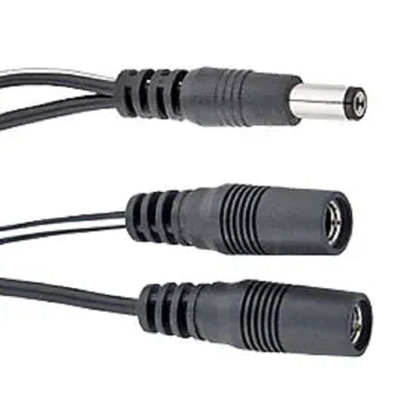Voodoo Lab PPAV  2.1mm Output Splitter Male-Female/Female Adapter Y-Cable