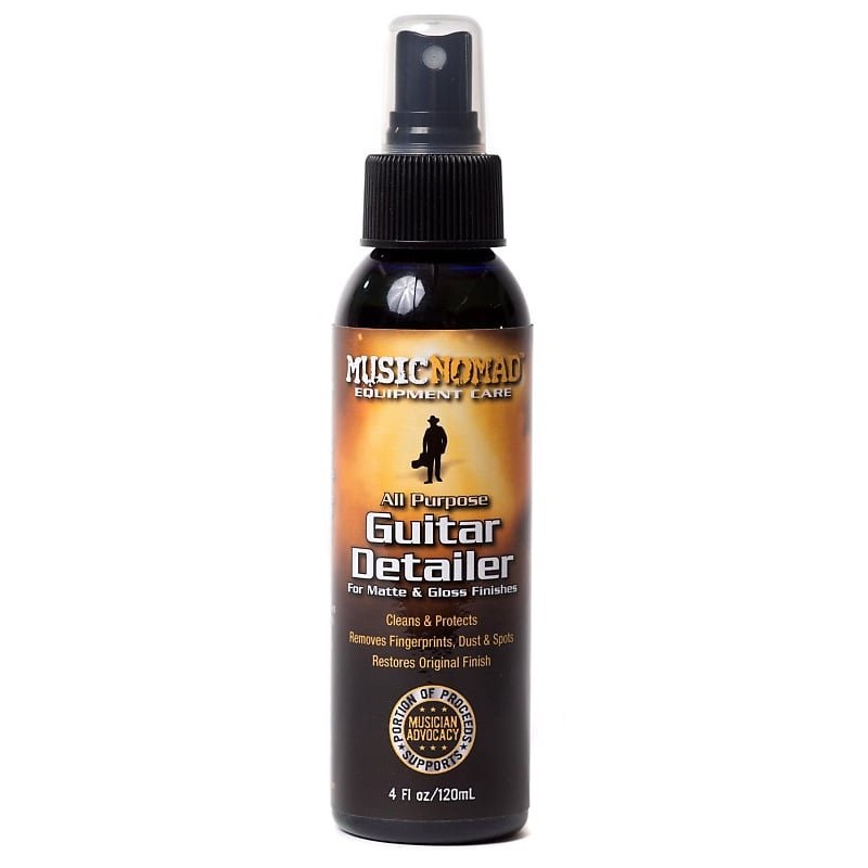 Music Nomad All Purpose Guitar Detailer Spray Cleaner for matte or gloss finishes MN100