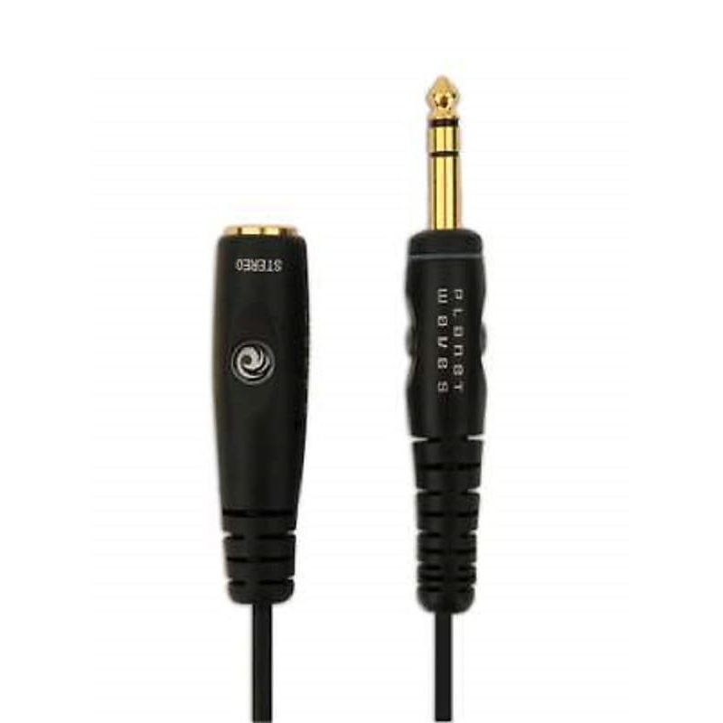 Planet Waves PW-EXT-HD-10 1/4 TRS Female to Male Headphone Extension Cable – 10′