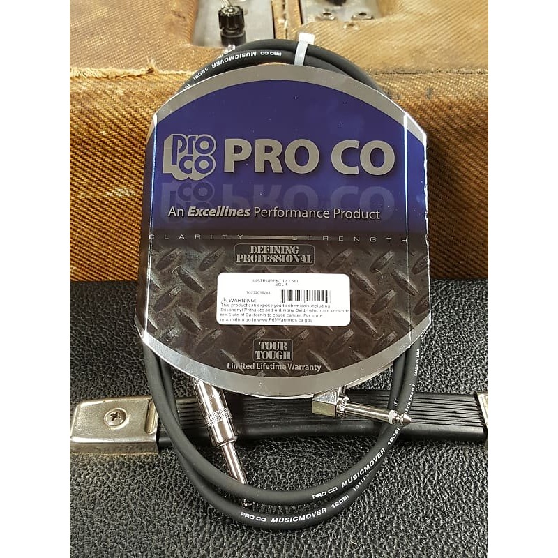 Pro Co EGL-5 L/Q 5 Ft Instrument Cable *Free Shipping in the USA*