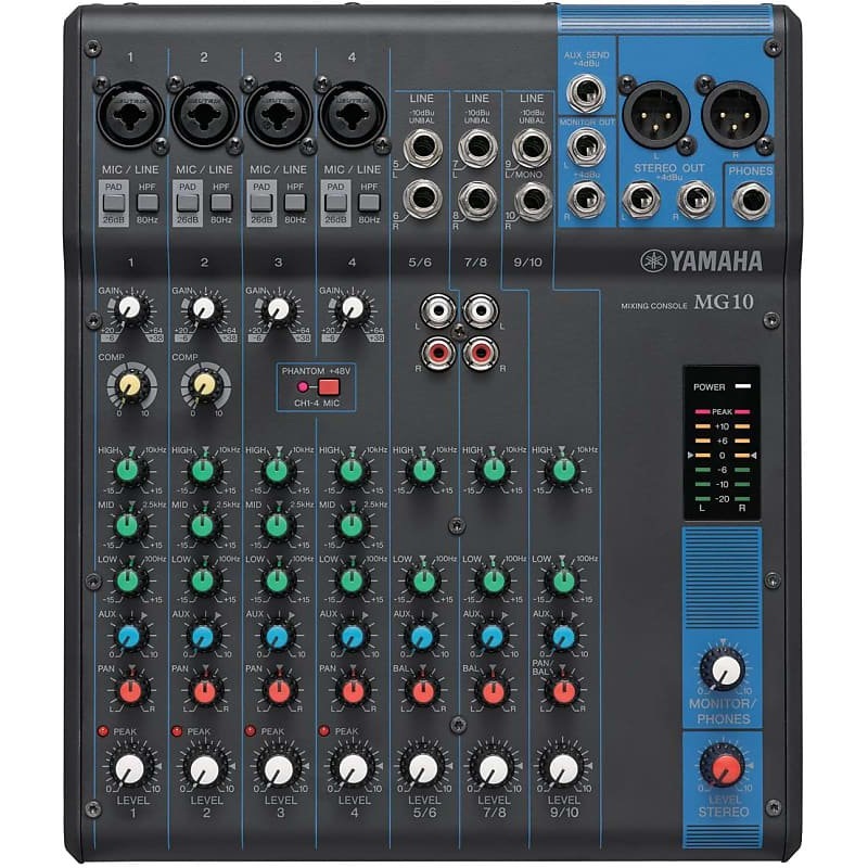 Yamaha MG10 Analog Mixer *Free Shipping in the USA*