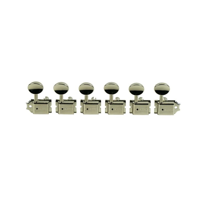 Kluson Deluxe KD-6B-NM Metal buttons *Free Shipping in the USA*