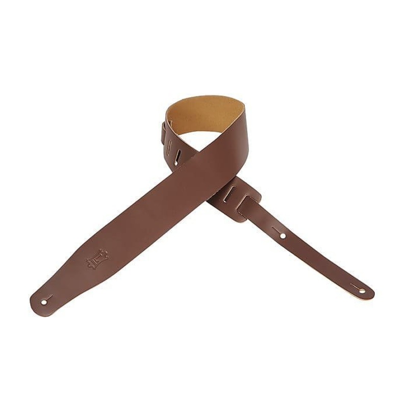 Levy’s  M26-BRN Brown 2.5 Genuine Leather Guitar Strap *Free Shipping in the USA*