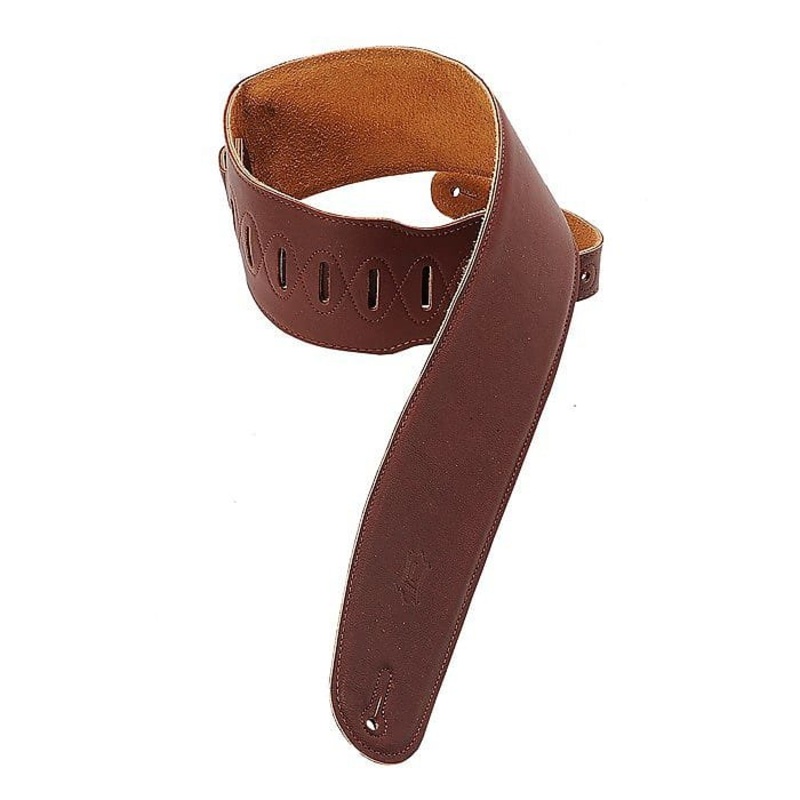 Levy’s  M4GF-BRG Leather Bass Guitar Strap  *Free Shipping in the USA*