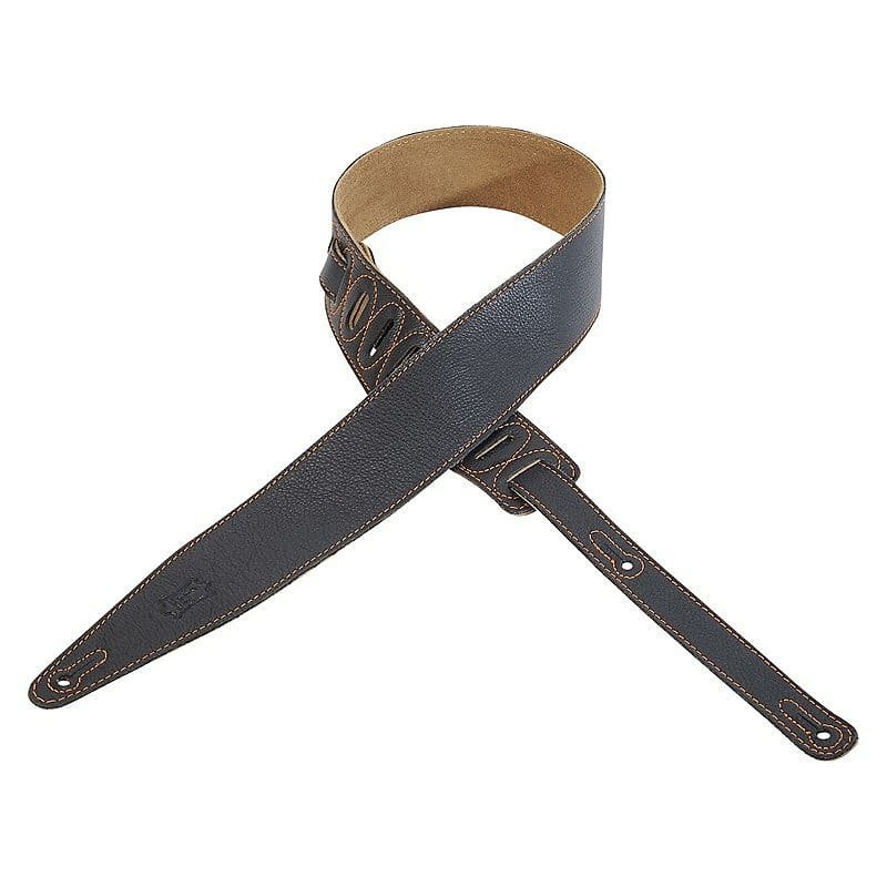 Levy’s MG317WYT-BLK Black Garment Leather Guitar Strap *Free Shipping in the USA*