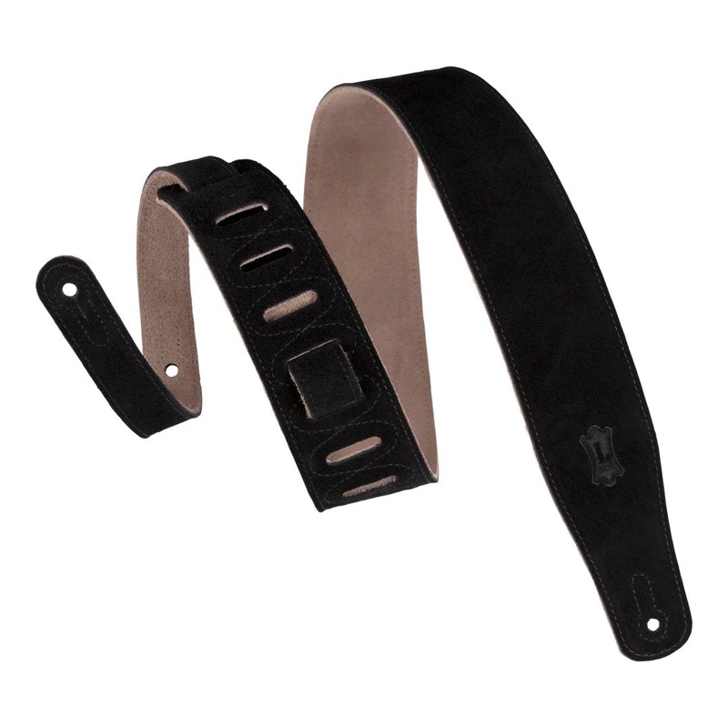 Levy’s ms26-BLK 2.5 Suede Guitar Strap *Free Shipping in the USA*