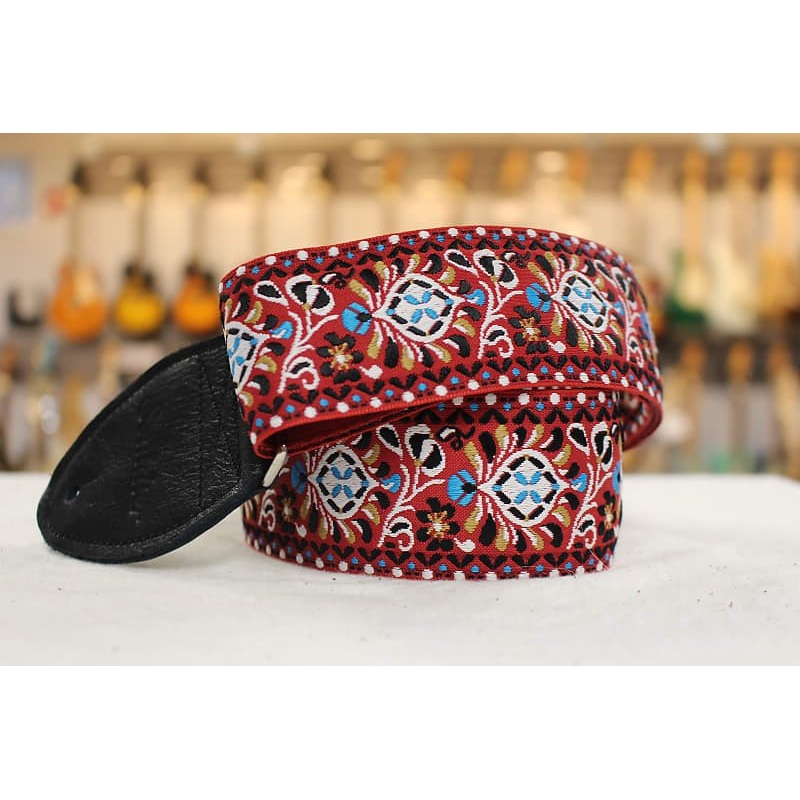 Souldier Hendrix Red/White Guitar Strap *Free Shipping in the USA*