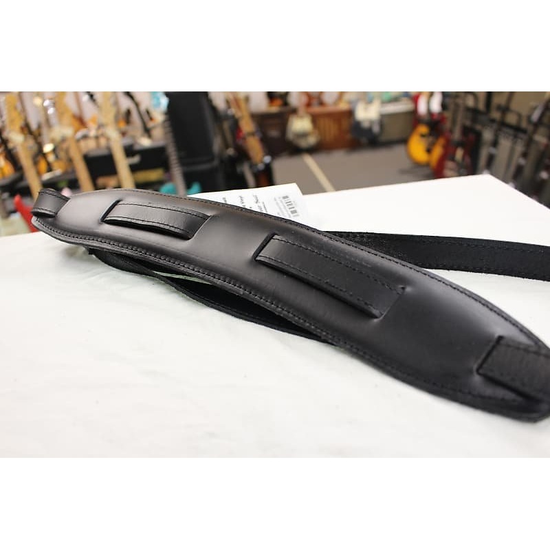 Souldier Plain Saddle Strap – Black Leather Strap with Black Pad *Free Shipping in the USA*