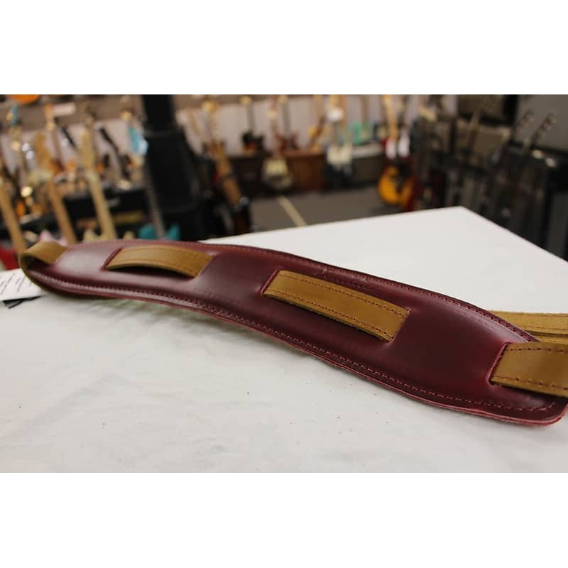 Souldier Plain Saddle Strap Red Pad / Brown Strap *Free Shipping in the USA*