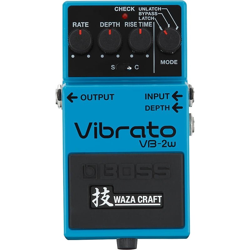 Boss VB-2w Waza Craft Vibrato Effects Pedal *Free Shipping in the US*