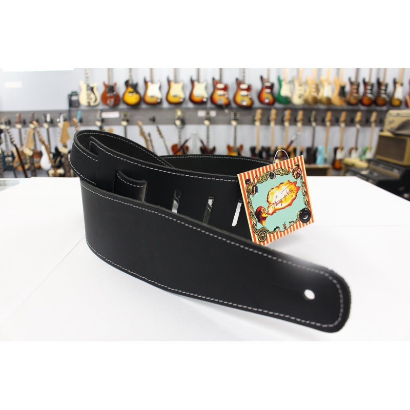 Empire Guitars Black Guitar Strap HBL25-BLK/BLK
