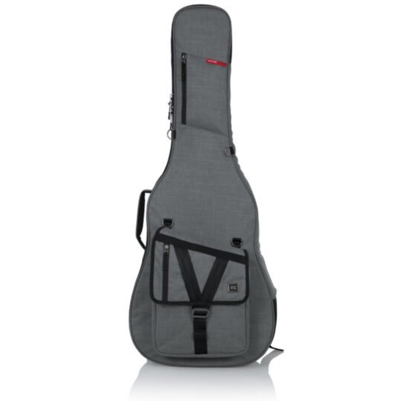 Gator Cases GT-ACOUSTIC-GRY Transit Series Acoustic Guitar Gig Bag