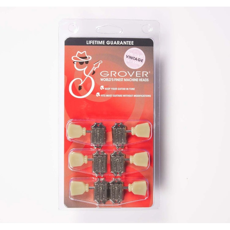 Grover 135N Vintage 3+3 Tuning Machines