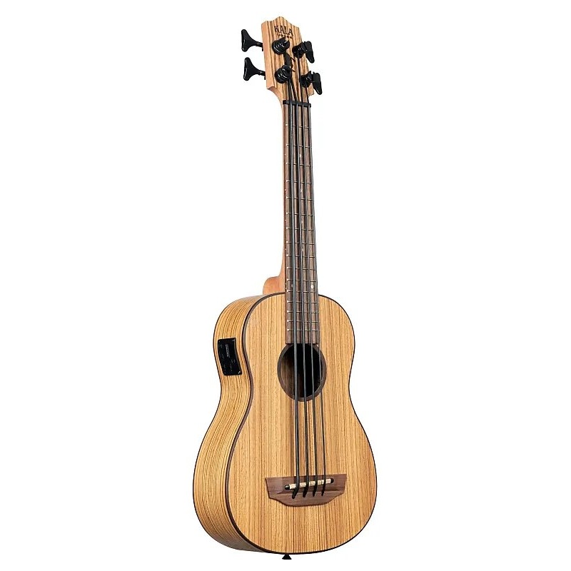 Kala UBASS-ZEB-FS Zebrawood Natural with Bag *Free Shipping in the US*