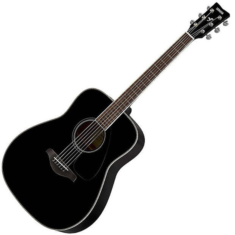 Yamaha Folk Guitar FG820 – Solid Sitka Spruce Top – Black
