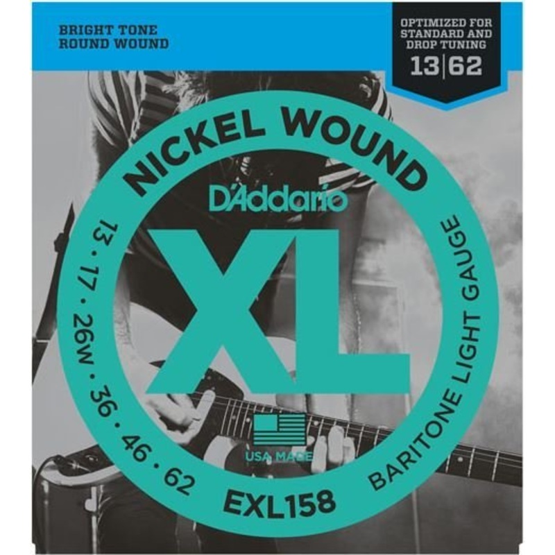 D’Addario EXL158 Baritone Light Gauge Electric Guitar Strings