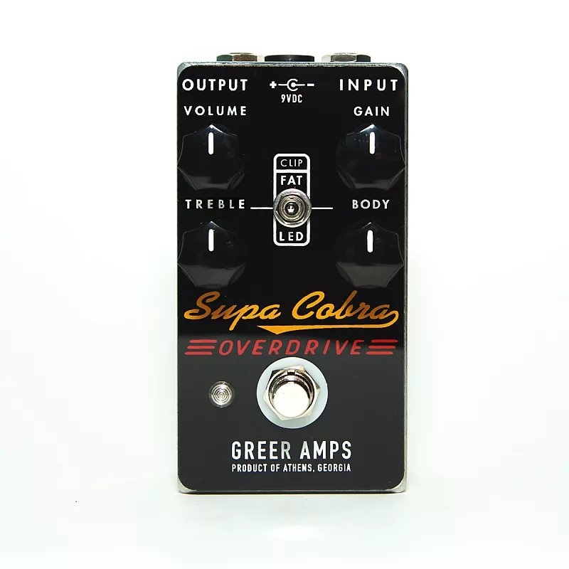 Greer Amplifiers Supa Cobra Overdrive – Discontinued