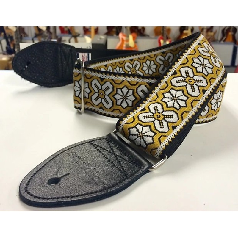 Souldier Greenwich Yellow Guitar Strap *Free Shipping in the USA*