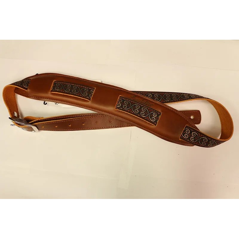 Souldier Papyrus Leather Saddle Guitar Strap *Free Shipping in the USA*