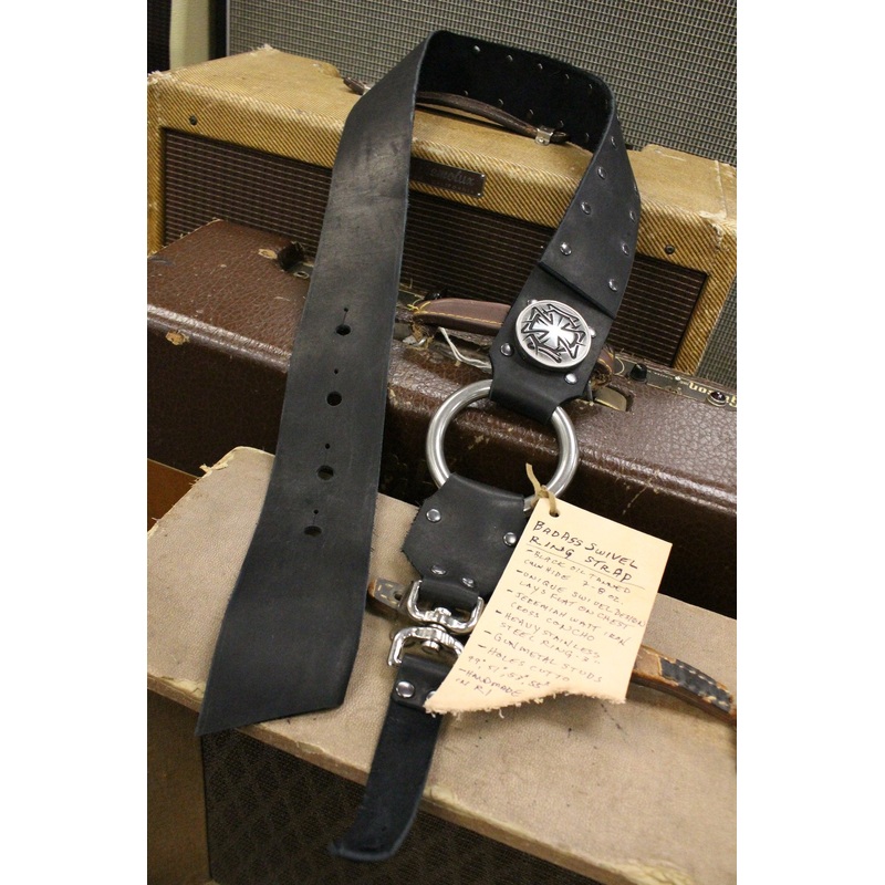 Cheesecake Leathers Badass Swivel Ring Guitar Strap