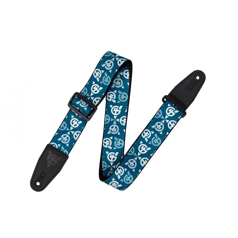 Levy’s Dye-Sublimation Guitar 4 Vets Strap, Blue and White  MPG4V-005 *Free Shipping in the USA*